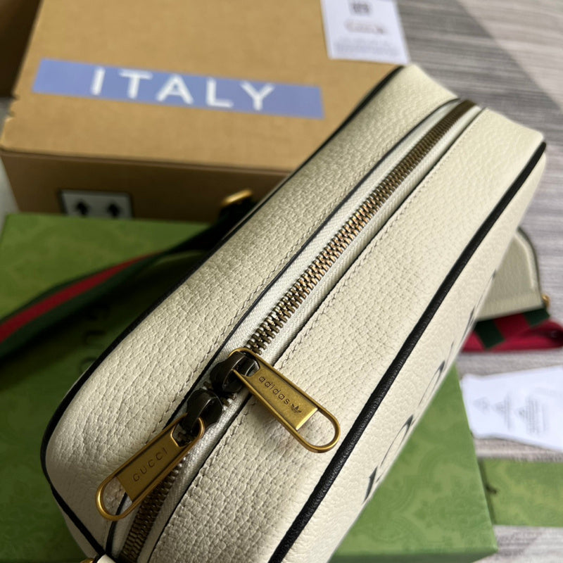 Side profile of elevated signature women's handbag – women's premium purse