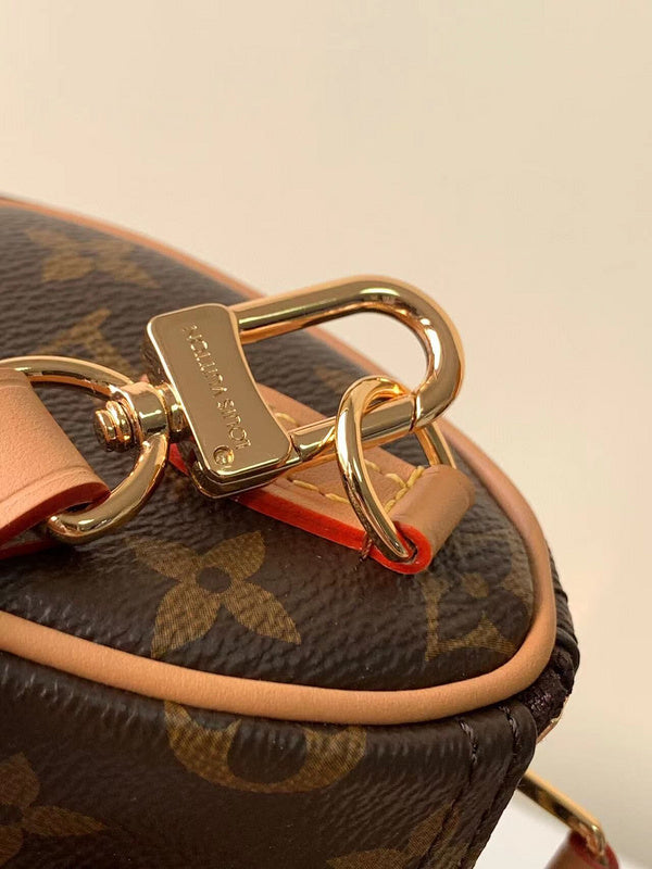 Top view of chic premium women's handbag – women's statement bag