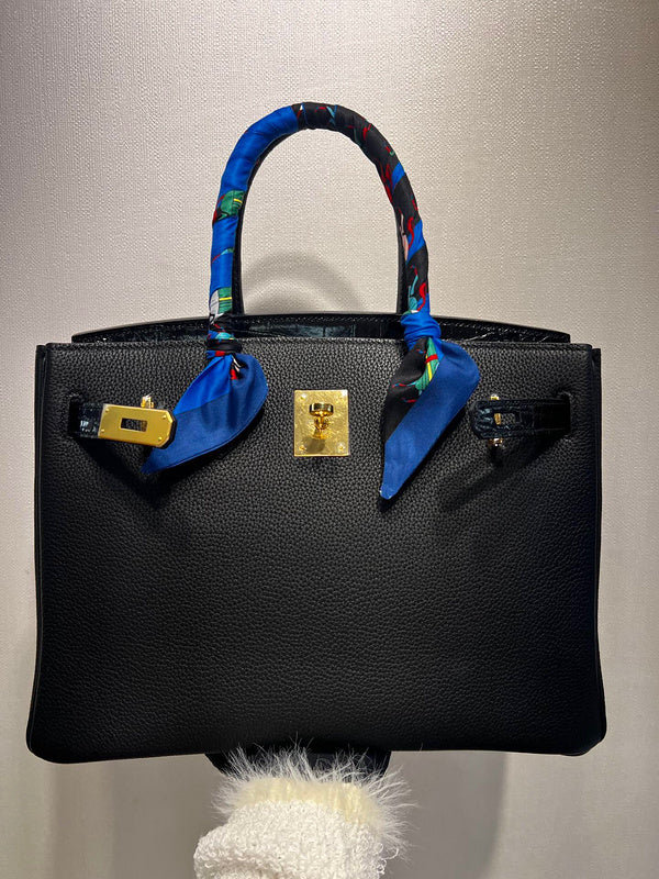 Close-up detail of effortless bag design
