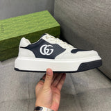 Gucci two-tone luxury sneakers view 4 sleek tonal finish