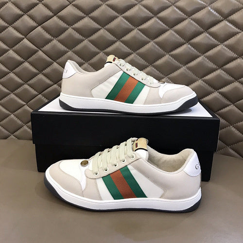 Gucci fresh white-and-black luxury sneakers view 11 minimalist modern build