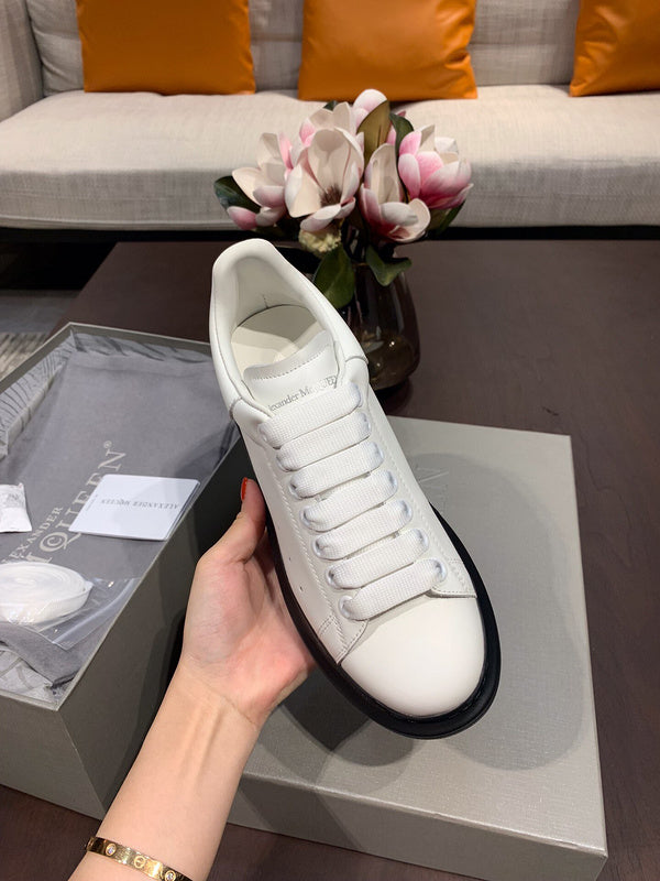 Alexander McQueen classic monochrome luxury sneakers view 5 everyday casual design