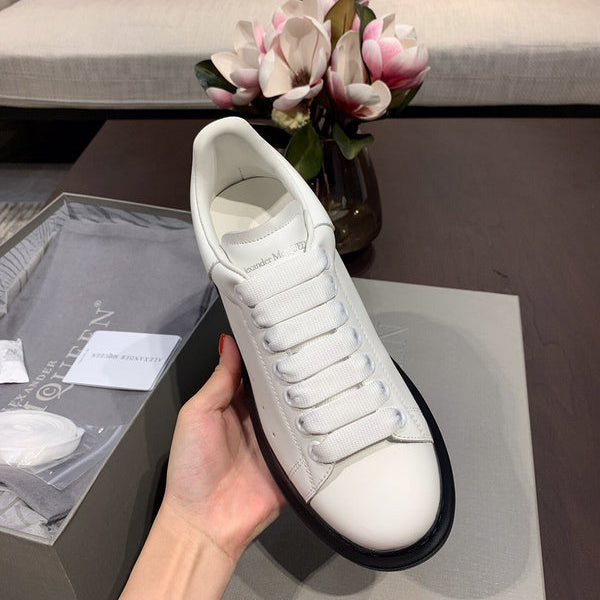 Alexander McQueen classic monochrome luxury sneakers view 5 everyday casual design