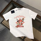 Front view of Louis Vuitton cotton t-shirt with streetwear-inspired cut