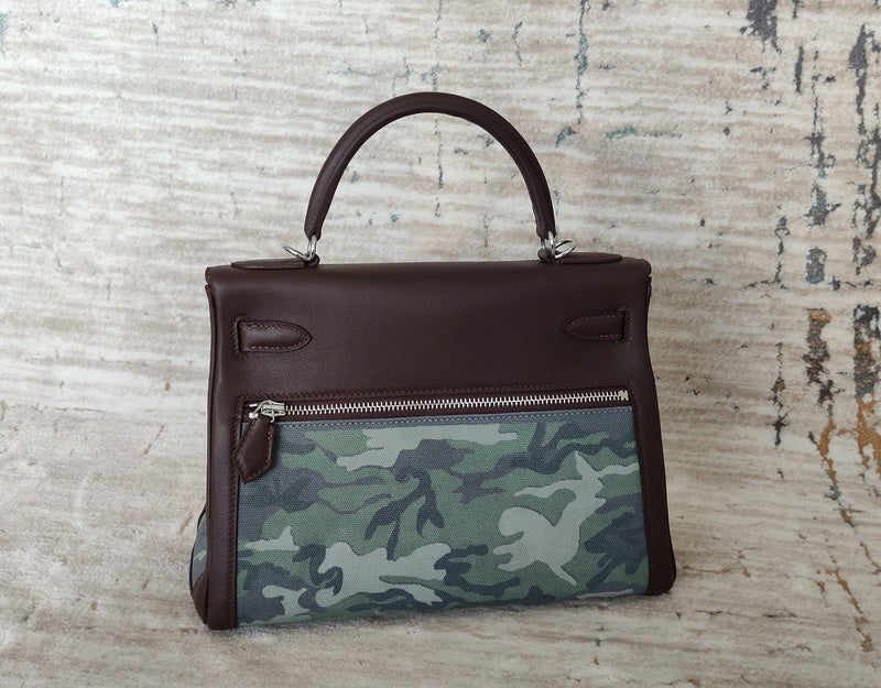 Close-up detail of elegant bag design