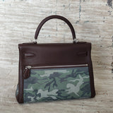 Close-up detail of elegant bag design