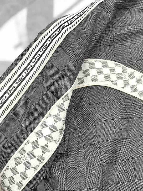 Full styled look of Louis Vuitton luxury clothing with relaxed-fit cut