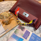 Close-up detail of contemporary bag design