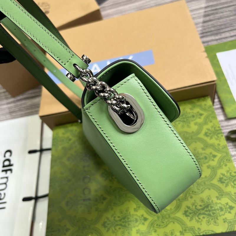 Front view of polished refined women's handbag – women's luxury accessory