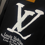 Back view of Louis Vuitton luxury clothing with runway-inspired design