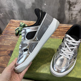 Gucci tonal black luxury sneakers view 6 padded collar comfort