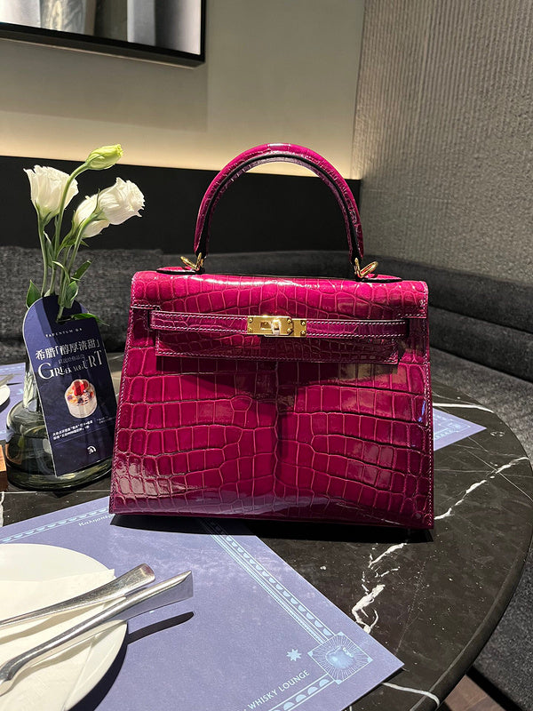 Statement handbag styled for everyday wear