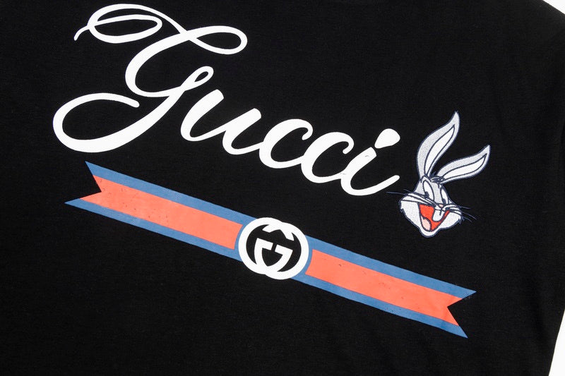 Flat lay presentation of Louis Vuitton cotton t-shirt with logo-detail design