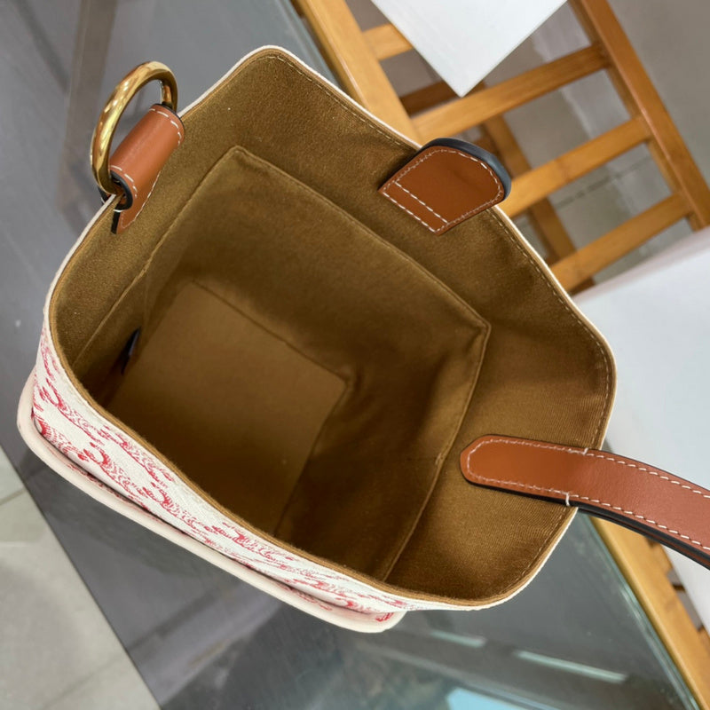 Interior view of modern classic women's handbag – women's designer-style accessory