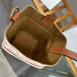 Interior view of modern classic women's handbag – women's designer-style accessory