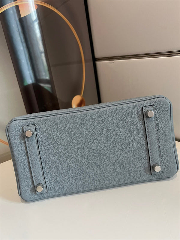  polished structured bag detail view showing craftsmanship