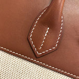 Close-up detail of polished bag design