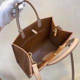 Elegant Vegan Leather Handbag - Refined Silhouette | Women's Fashion Handbag #1093 - hardware and detail close-up (image 5) of designer-inspired handbag