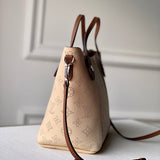 Interior view of structured sleek women's handbag – women's statement bag