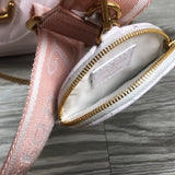Front view of sleek chic women's handbag – women's luxury accessory