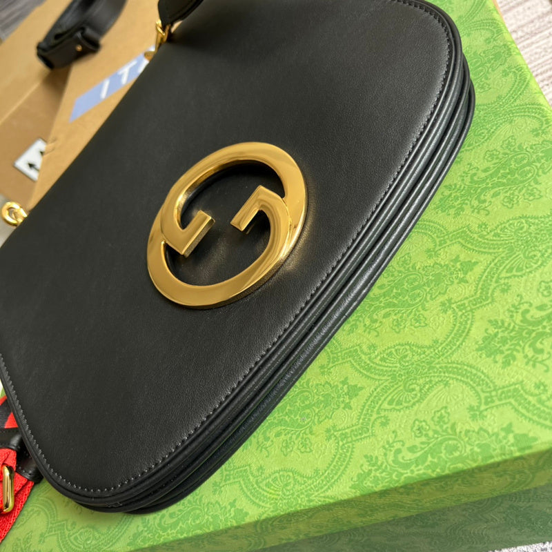 Side profile of sleek refined women's handbag – women's luxury accessory
