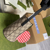 Top view of signature statement women's handbag – women's designer-style accessory