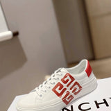 Givenchy Tan Low-Top Sneakers - Back View