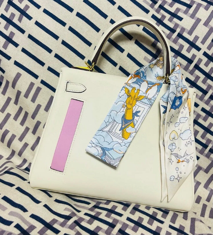 Statement bag shown from front angle
