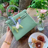Streamlined bag shown from front angle