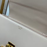 Top view of chic structured women's handbag – women's designer-style accessory