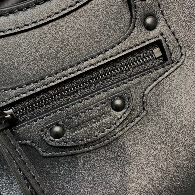 Refined Vegan Leather Handbag - Signature Hardware Accents | Women's Fashion Handbag #309 - interior view (image 6) of designer-inspired handbag