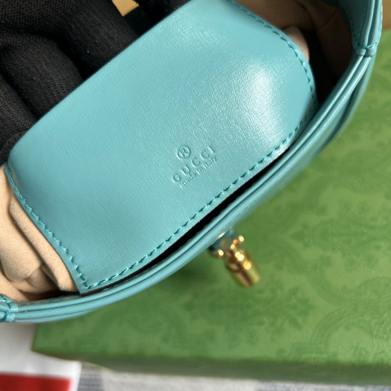 Side profile of premium structured women's handbag – women's luxury handbag