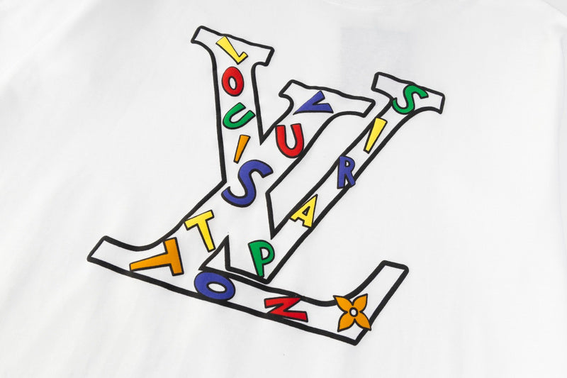 Back view of Louis Vuitton cotton t-shirt with contemporary cut