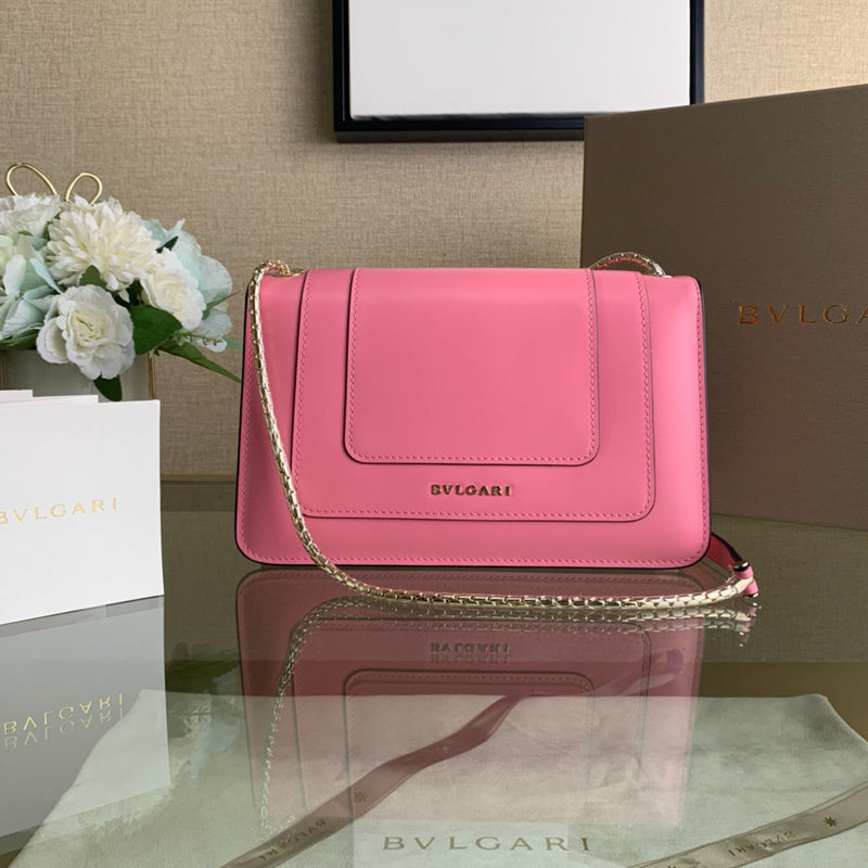 Polished Faux Leather Handbag - Polished Finish | Women's Luxury Handbag #1682 - alternate angle view (image 8) of designer-inspired handbag