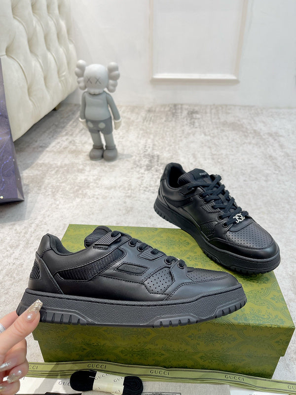Gucci soft grey luxury sneakers view 7 premium leather build