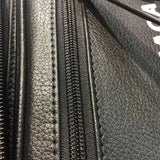 Structured Premium PU Leather Handbag - Smooth Faux-Leather Exterior | Women's Everyday Carry Handbag #222 - interior view (image 6) of designer-inspired handbag