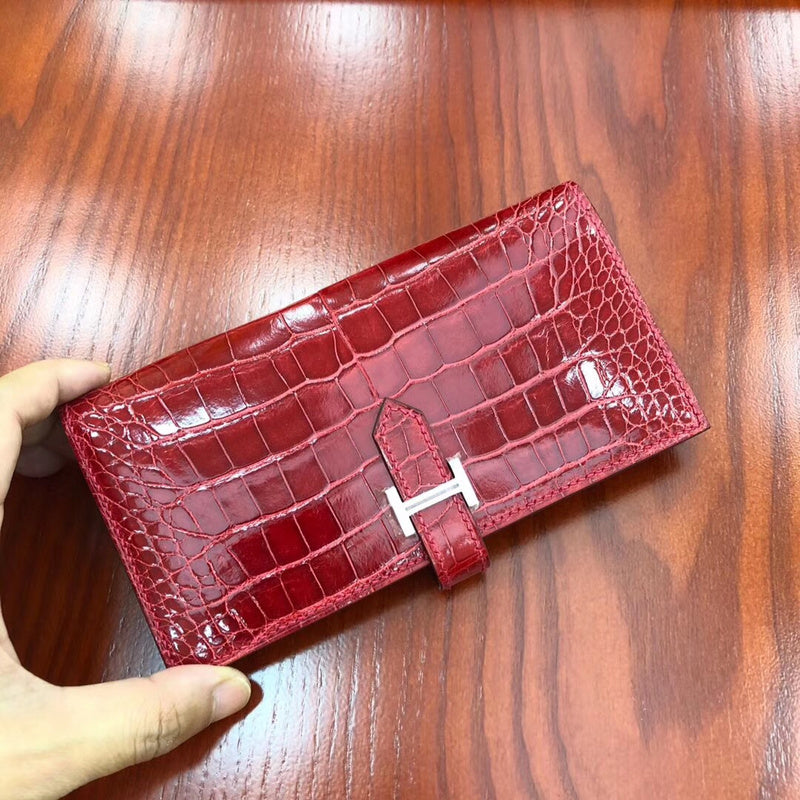 Side view of chic structured handbag
