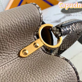 Top view of sleek elevated women's handbag – women's luxury accessory