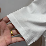 Side profile of Louis Vuitton cotton t-shirt with relaxed-fit cut
