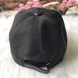 Front view of Burberry unisex cap