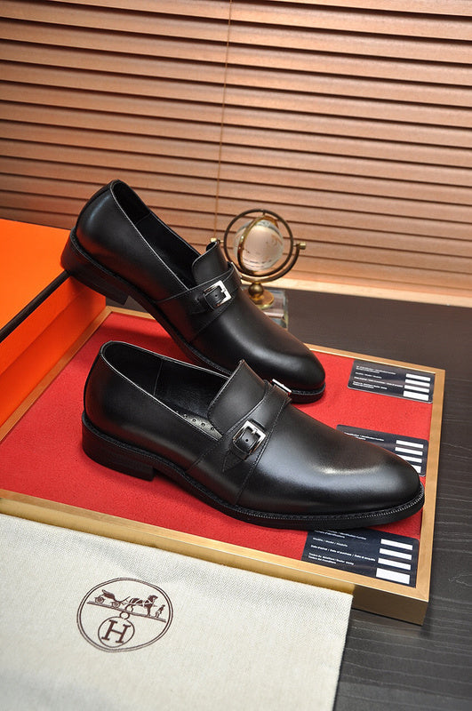 Hermes shoes Style 069 - logo and branding close-up