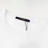 Flat lay presentation of Louis Vuitton cotton t-shirt with contemporary cut