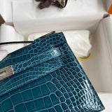 Side view of smart structured handbag