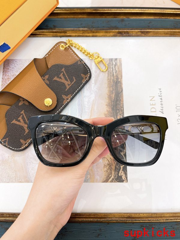 Angled view of Louis Vuitton unisex sunglasses