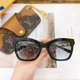 Angled view of Louis Vuitton unisex sunglasses