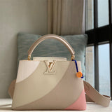  tailored shoulder bag detail view showing craftsmanship 14