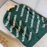 Close-up of Balenciaga designer clothing craftsmanship