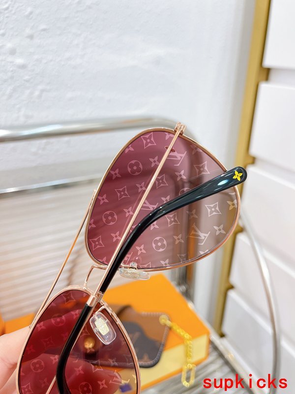 Lifestyle view of Louis Vuitton unisex sunglasses