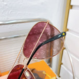 Lifestyle view of Louis Vuitton unisex sunglasses
