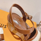 Louis Vuitton Nude Chelsea Boots - Back View